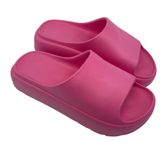 NEW Platform Slides for Women EVA Thick Sole Slippers Non Slip Outdoor Sandals - Picture 3 of 8